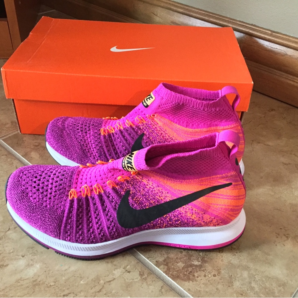Nike Zoom Pegasus All Out Flyknit Size 6.5Y
